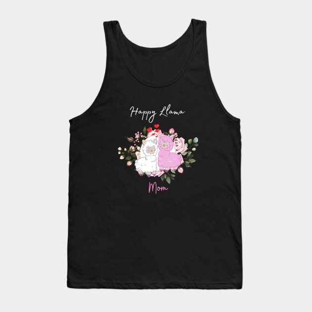 Happy Llama Mom Tank Top by NICHE&NICHE